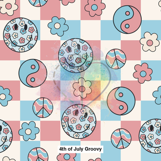 4Th Groovy Fabric