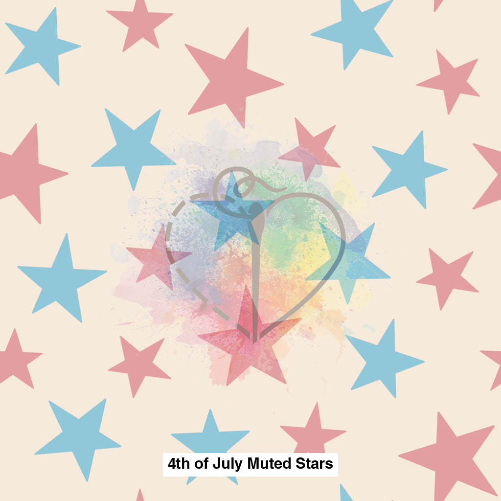 4Th Stars Fabric