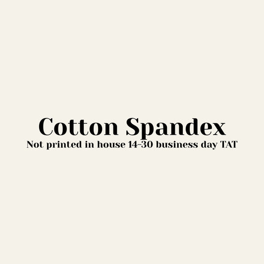 Custom Cotton Spandex / Cotton Woven