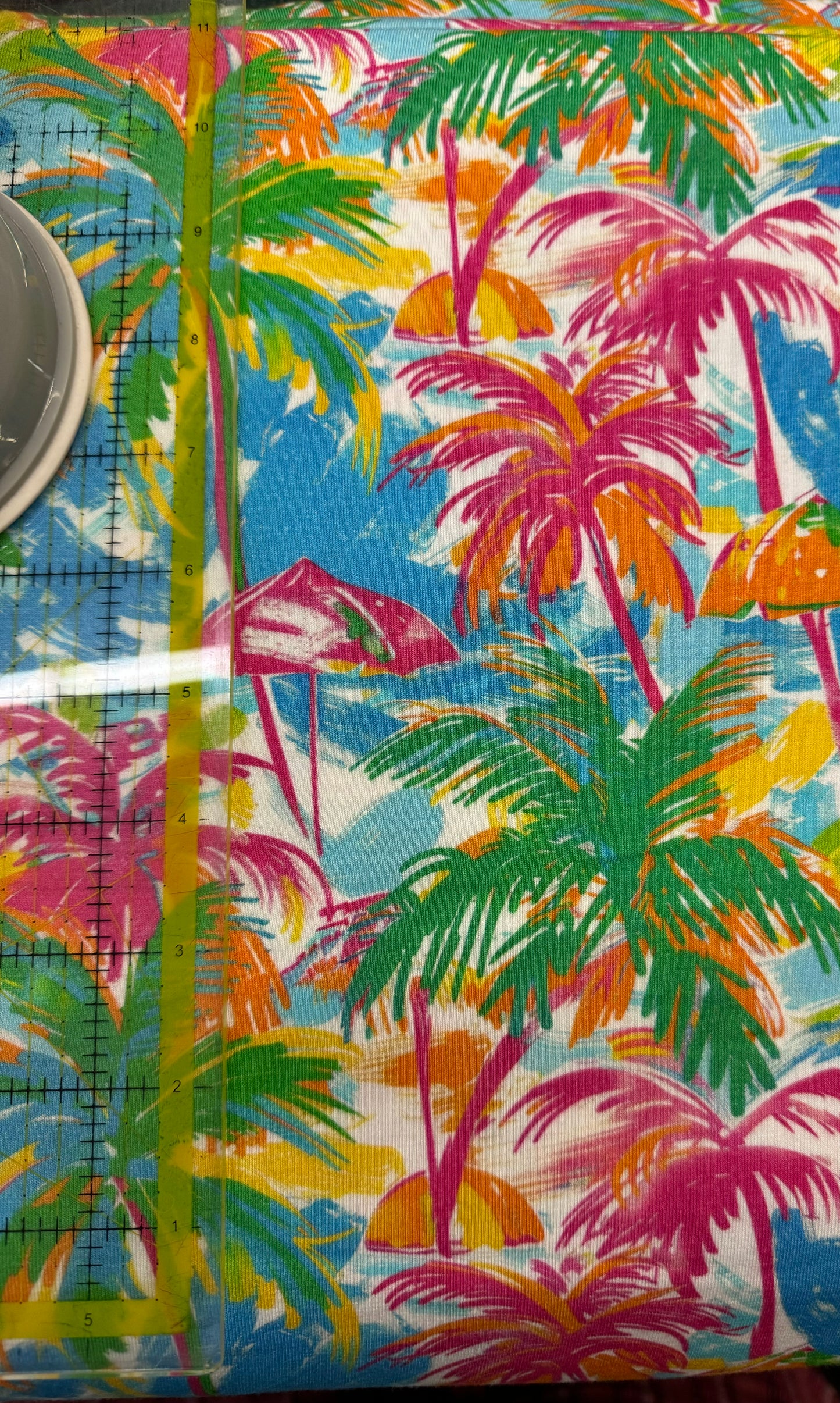 Luxe Bamboo Spandex - LP Inspired Palm Trees