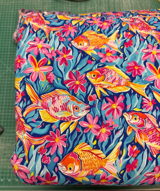 Luxe Bamboo Spandex - LP Inspired Fish