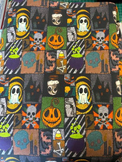 Luxe Cotton Spandex - Nightmare Inspired Dark Halloween