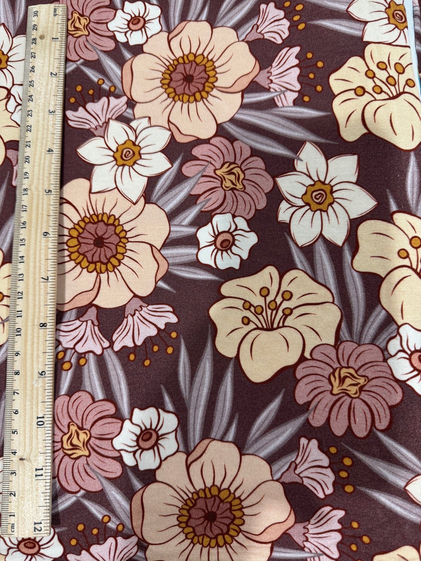 Luxe Bamboo Spandex - Fall Floral