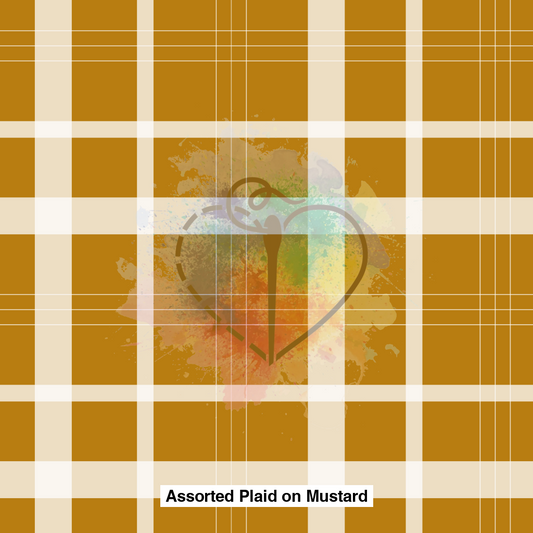 Assorted Plaid On Mustard Lfs Catalog