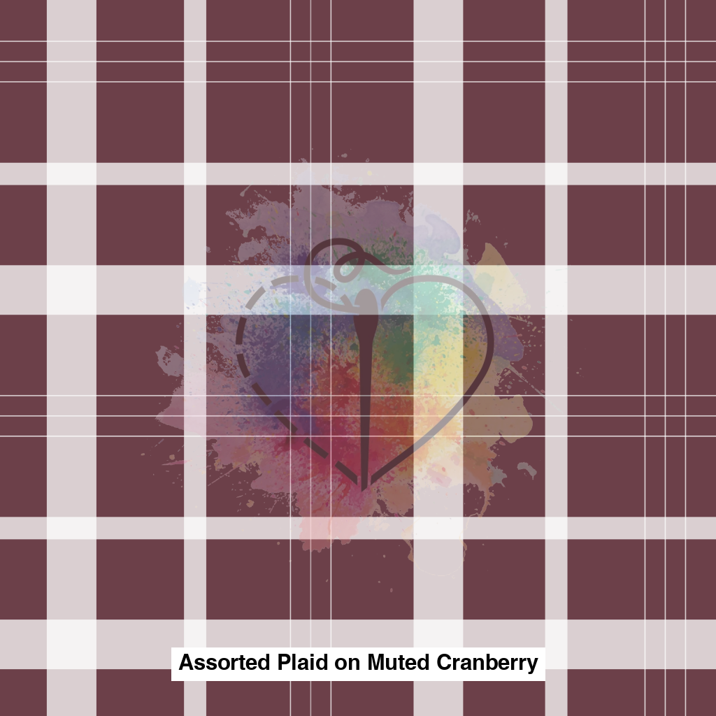 Assorted Plaid On Muted Cranberry Lfs Catalog