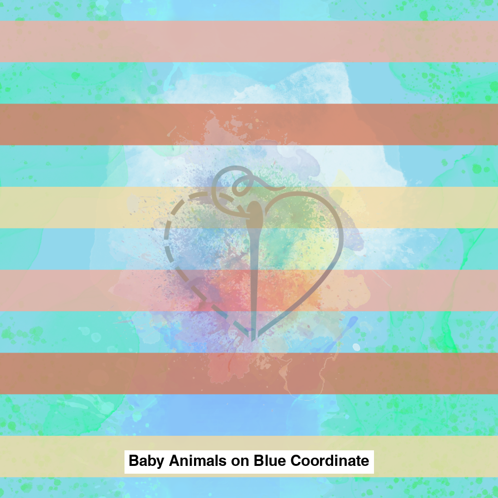 Baby Animals On Blue Coordinate Lfs Catalog