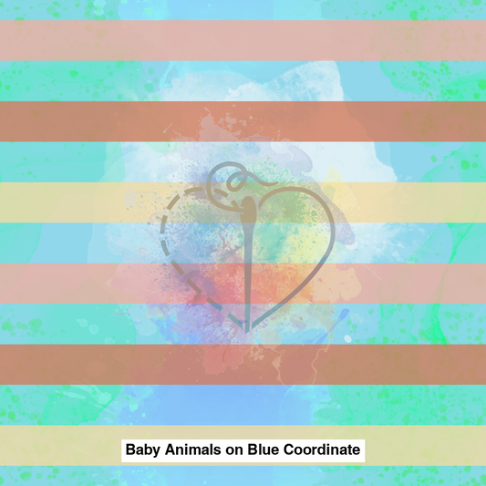 Baby Animals On Blue Coordinate Lfs Catalog