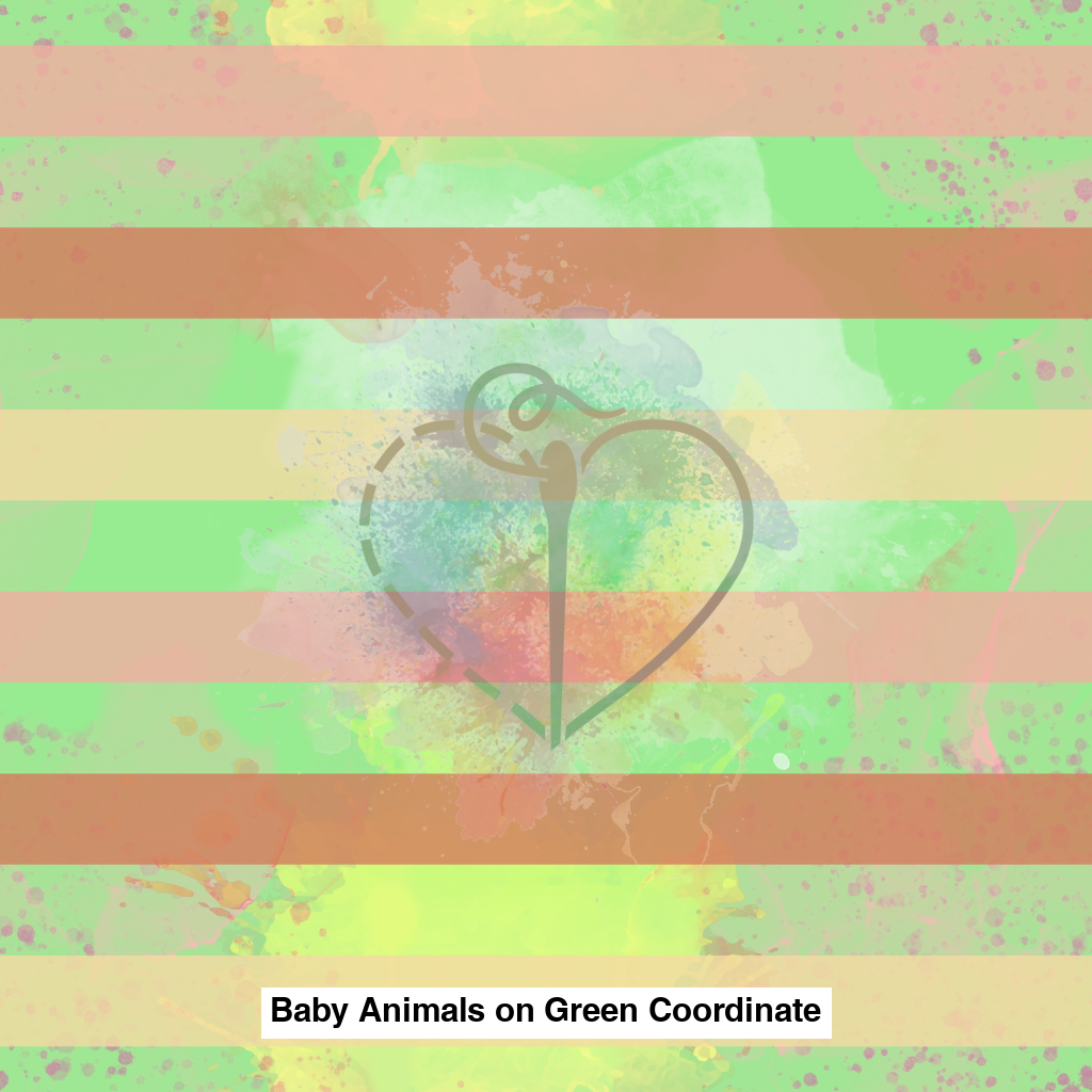 Baby Animals On Green Coordinate Lfs Catalog