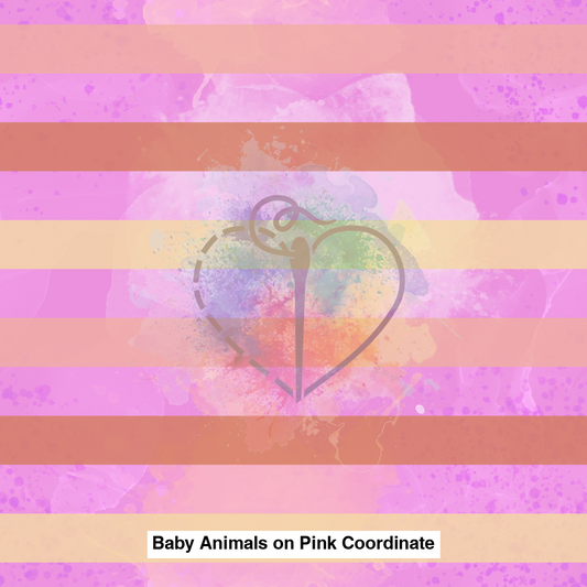 Baby Animals On Pink Coordinate Lfs Catalog