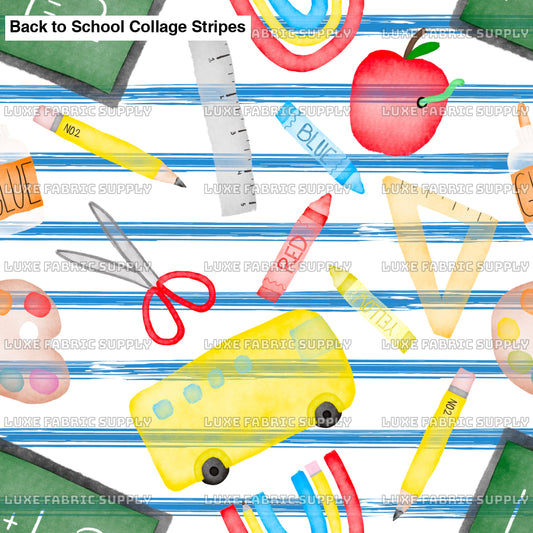 Back To School Collage Stripes Lfs Catalog