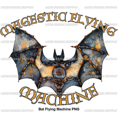 Bat Flying Machine Png Panel