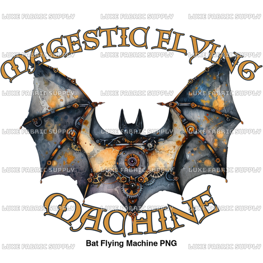 Bat Flying Machine Png Panel