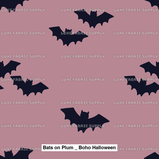 Bats On Plum _ Boho Halloween Fvs Catalog