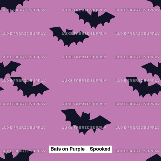 Bats On Purple _ Spooked Fvs Catalog