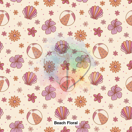 Beach Floral Fabric