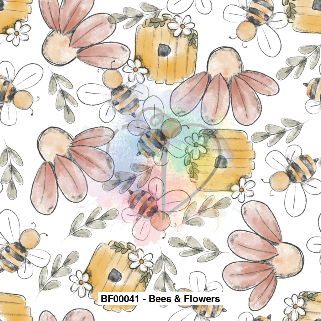 Bf00041 - Bees & Flowers