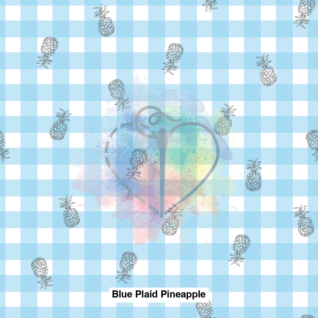 Blue Plaid Pineapple Lfs Catalog