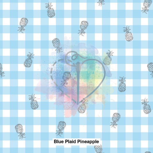 Blue Plaid Pineapple Lfs Catalog