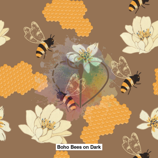 Boho Bees On Dark Lfs Catalog