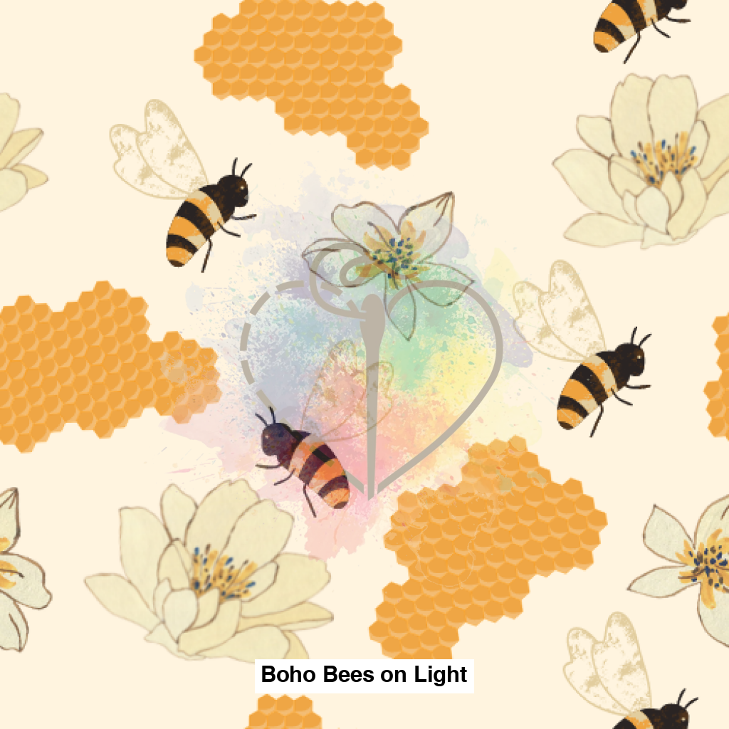 Boho Bees On Light Lfs Catalog