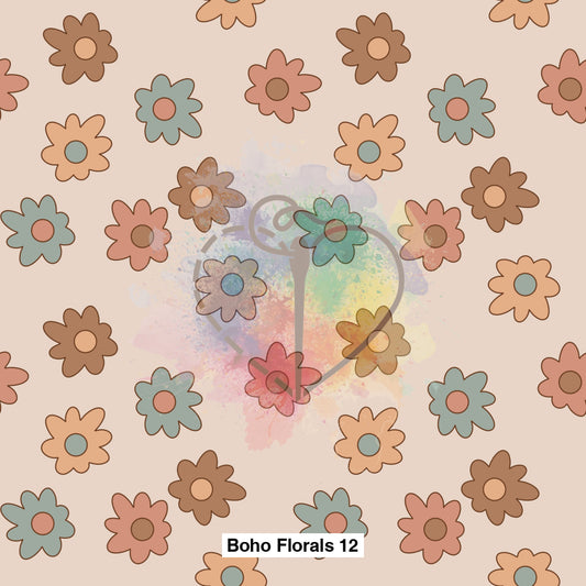 Boho Florals 12 Fabric