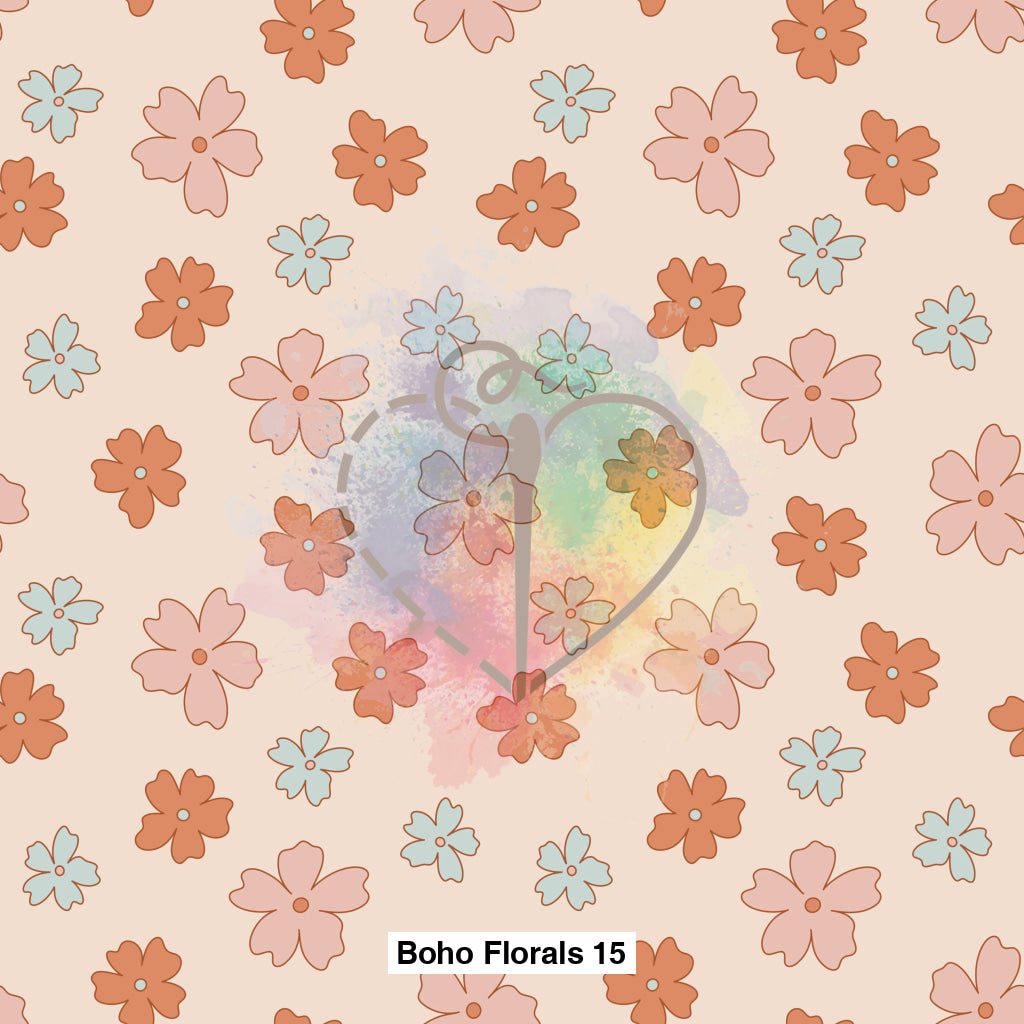 Boho Florals 15 Fabric