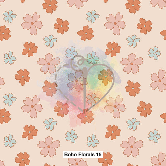 Boho Florals 15 Fabric