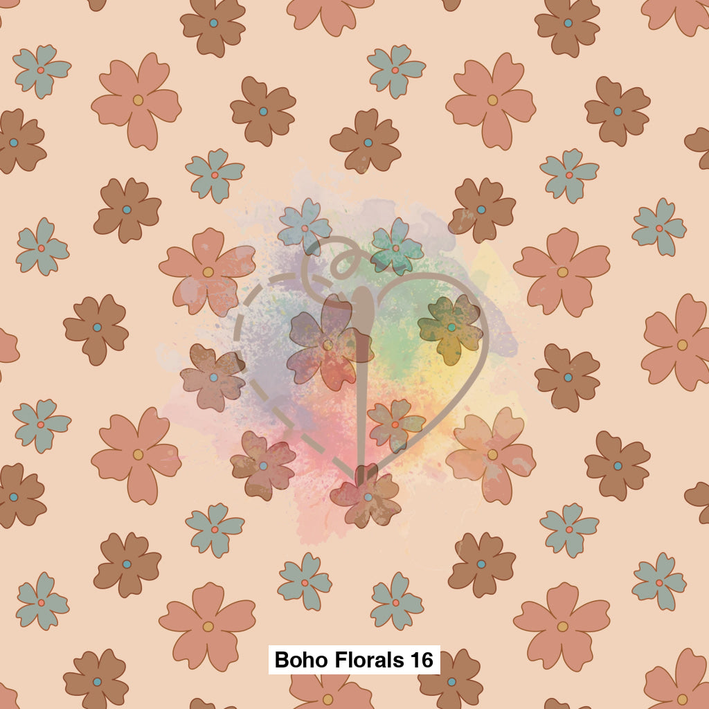 Boho Florals 16 Fabric