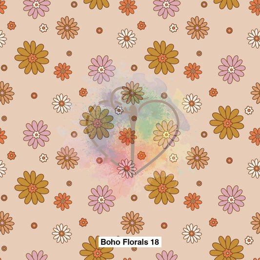 Boho Florals 18 Fabric