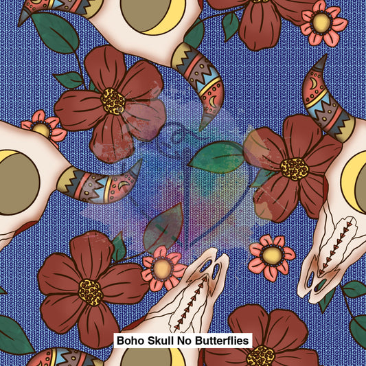 Boho Skull No Butterflies Lfs Catalog