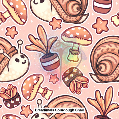 Breadimals Sourdough Snail Tan Background Lfs Catalog