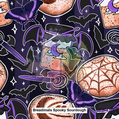 Breadimals Spooky Sourdough Stripe Background Lfs Catalog