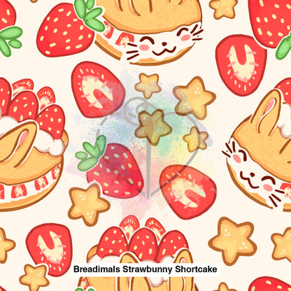 Breadimals Strawbunny Shortcake Cream Background Lfs Catalog