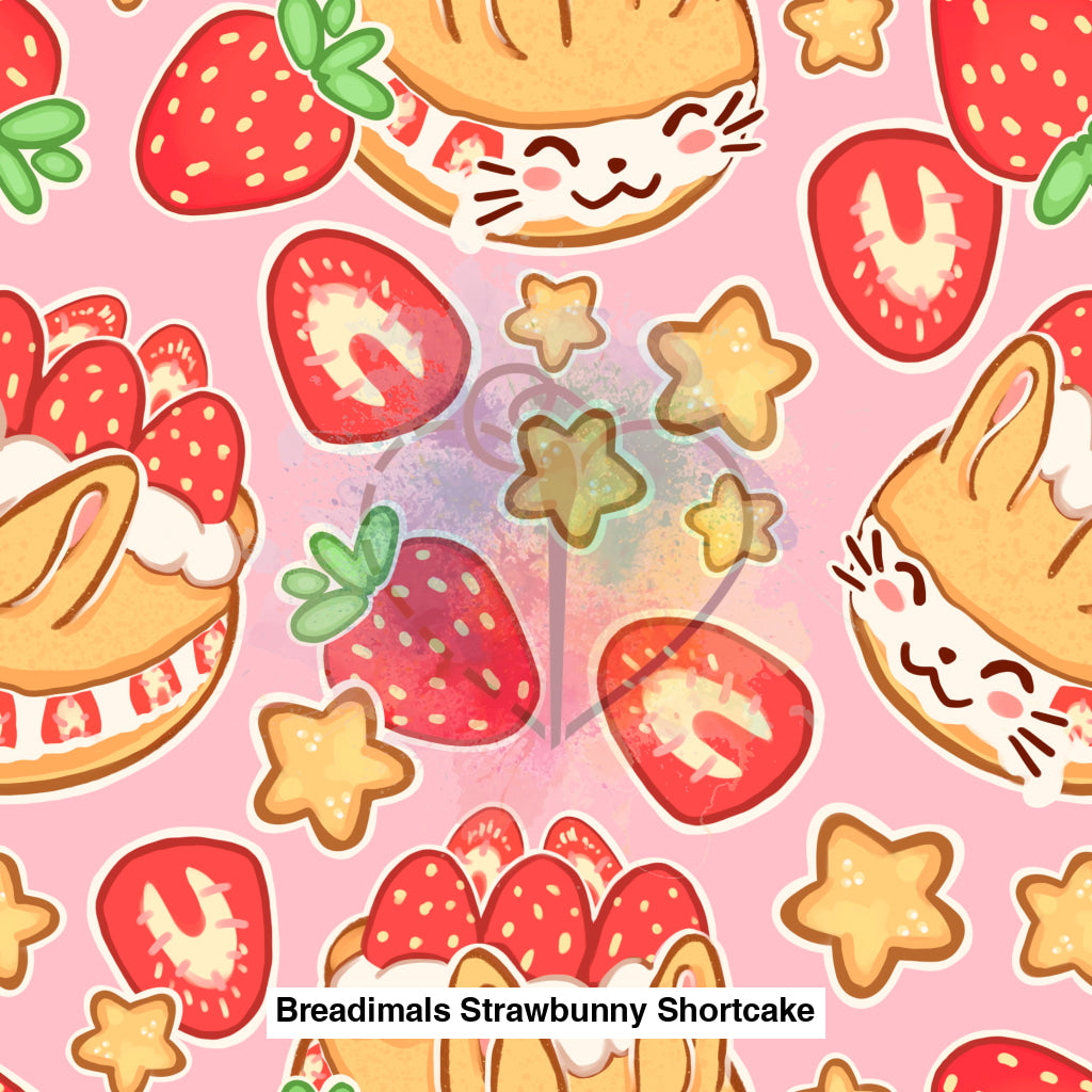 Breadimals Strawbunny Shortcake Pink Background Lfs Catalog