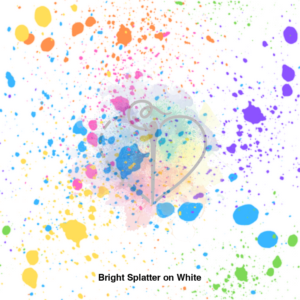 Bright Splatter On White Lfs Catalog