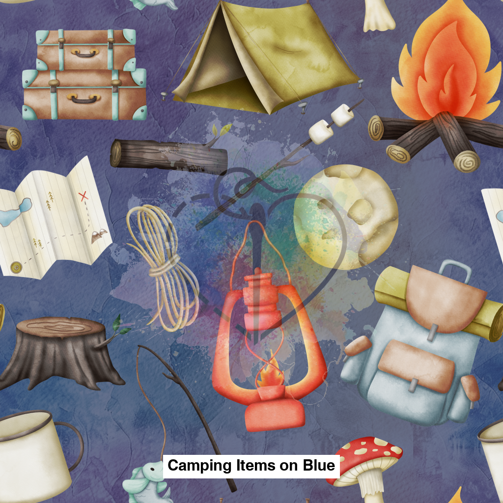 Camping Items On Blue Lfs Catalog