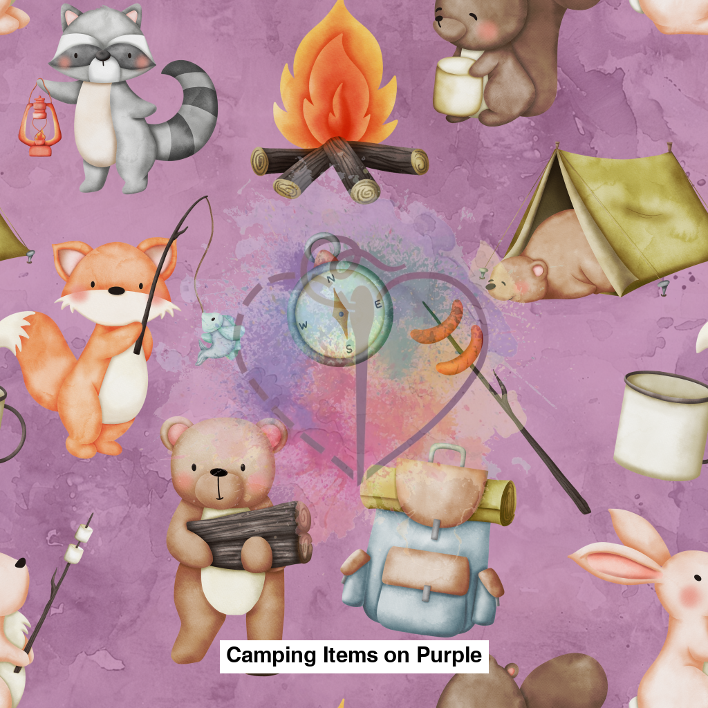 Camping Items On Purple Lfs Catalog