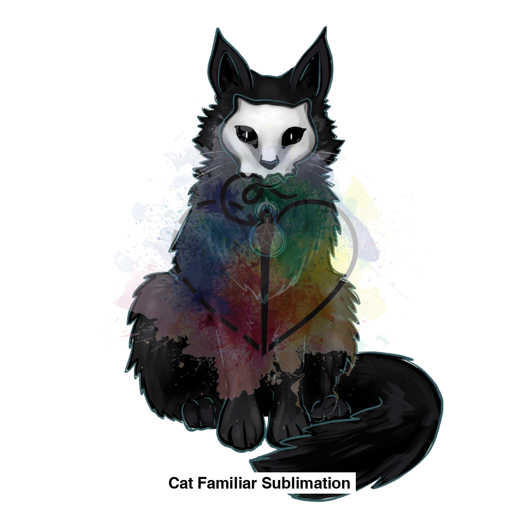 Cat Familiar Sublimation