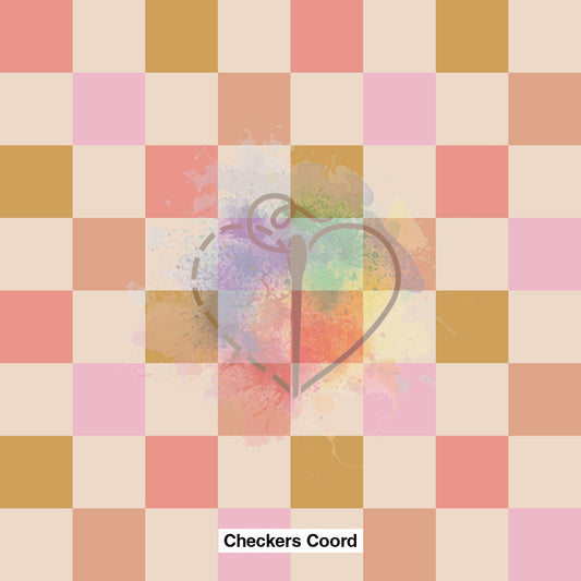 Checkers Coord Fabric