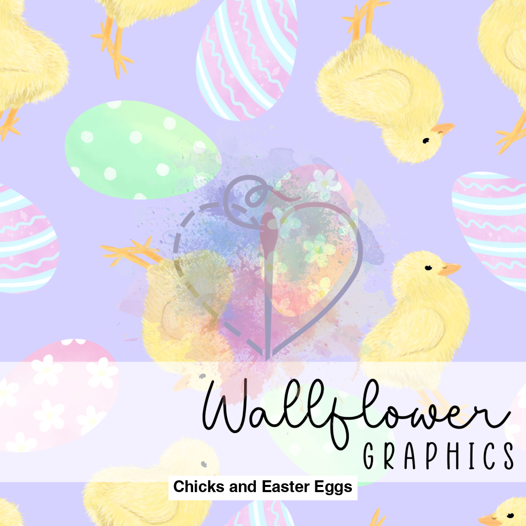 Chicks And Easter Eggs Purple Lfs Catalog