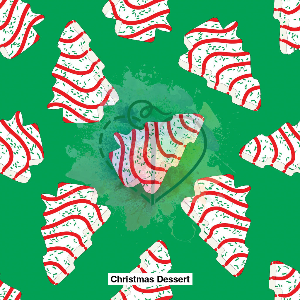 Christmas Dessert Fabric Fabrics