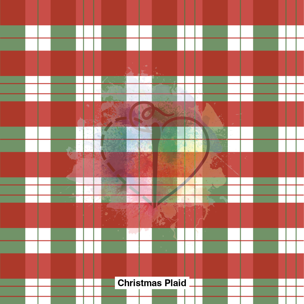 Christmas Plaid Fabric Fabrics