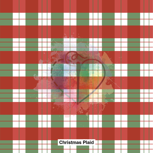 Christmas Plaid Fabric Fabrics