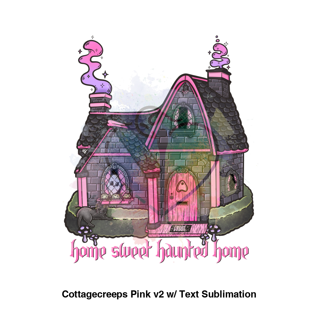 Cottagecreeps Pink V2 W/ Text Sublimation