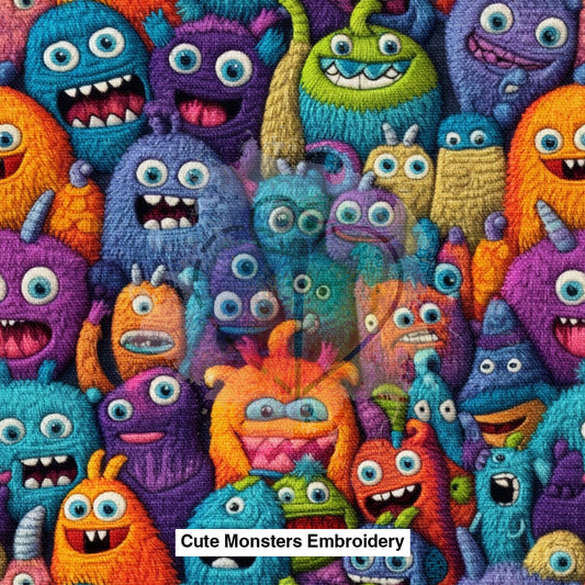 Cute Monsters Embroidery Lfs Catalog