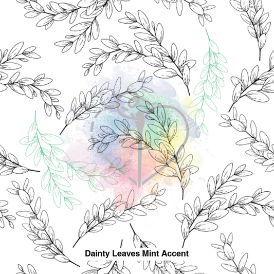 Dainty Leaves Mint Accent Lfs Catalog