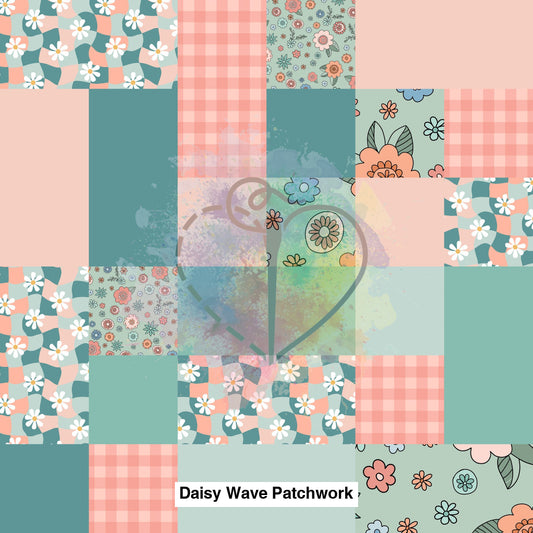 Daisy Wave Patchwork Fabric Fabrics