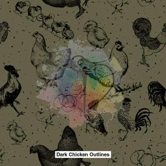 Dark Chicken Outlines Lfs Catalog