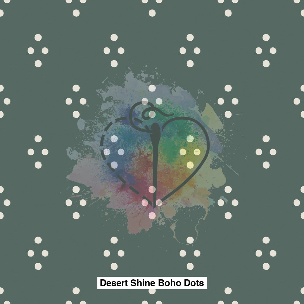 Desert Shine Boho Dots Dark Forest Lfs Catalog