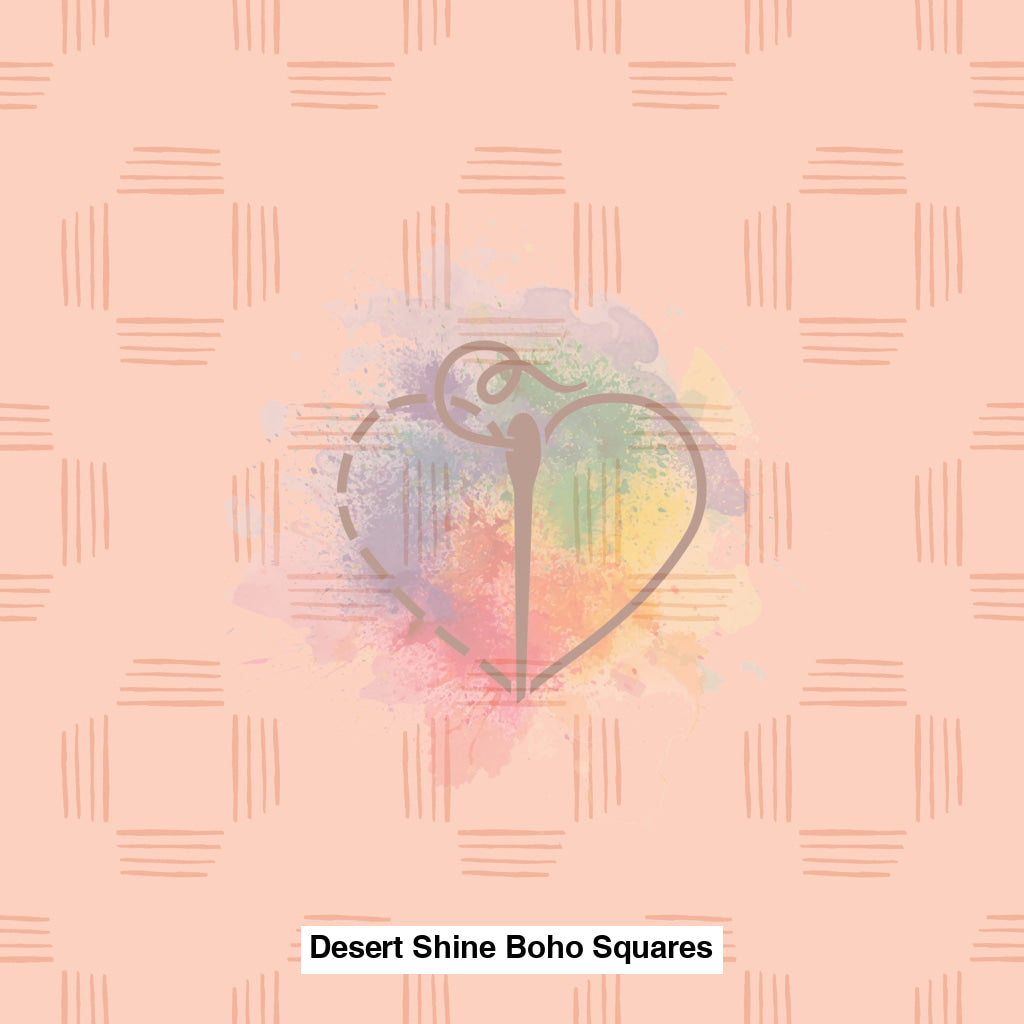 Desert Shine Boho Squares Pale Peach Lfs Catalog